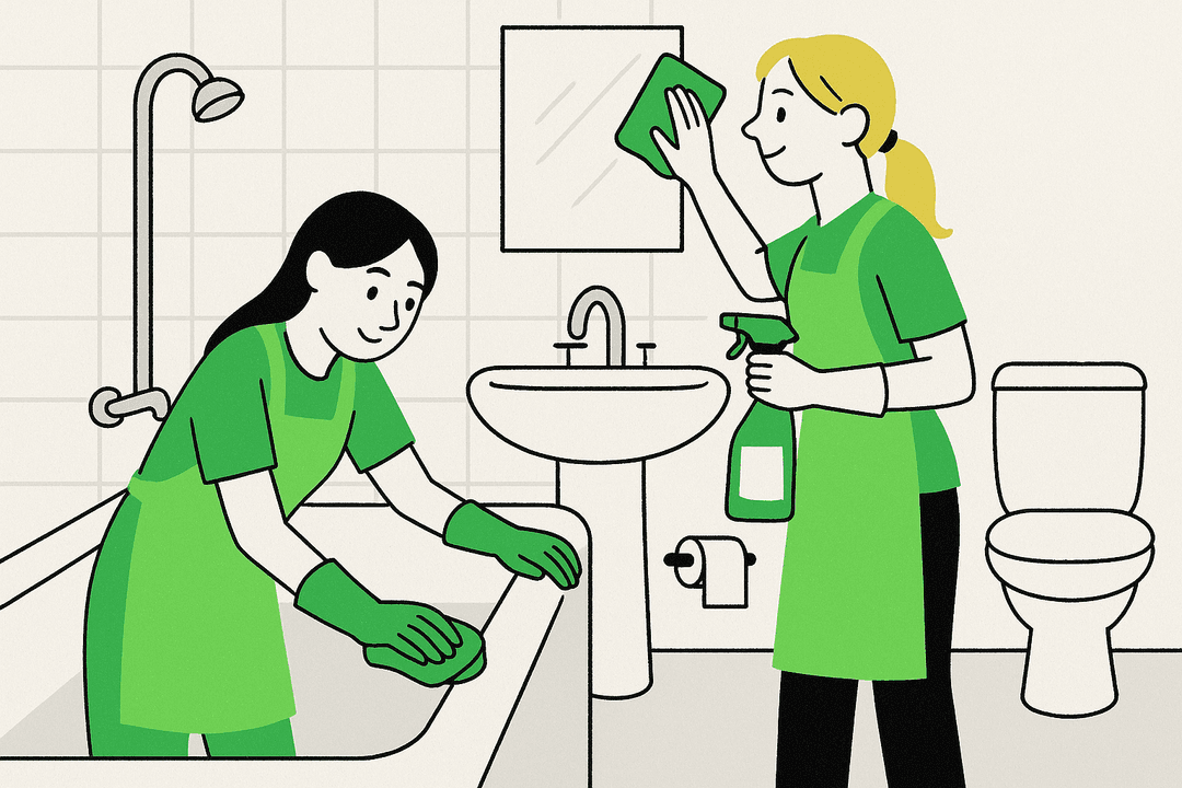 Professional bathroom cleaning services
